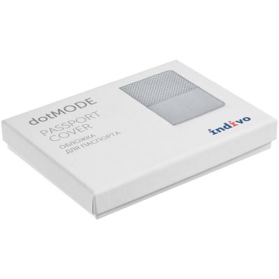 Обложка для паспорта dotMODE, серая-4