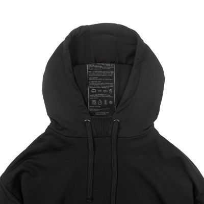 Худи оверсайз «Только свистни», черное-4