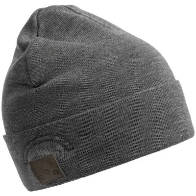 Шапка с Bluetooth гарнитурой Real Talk Headset, темно-серый меланж-0