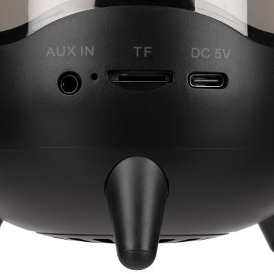 Беспроводная колонка с подсветкой soundFlicker, черная-4