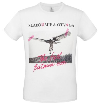 Футболка «Слабоумие и отвага», белая-0