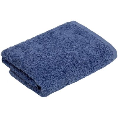 Полотенце махровое «Кронос», среднее, синее (дельфинное)-0