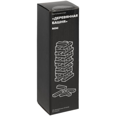 Игра «Деревянная башня мини», синяя-2
