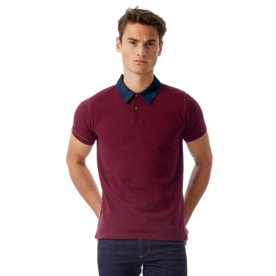 Рубашка поло мужская DNM Forward серый меланж-4