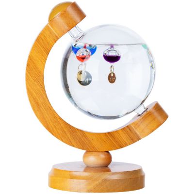 Термометр-шар «Галилео» в деревянном корпусе-2