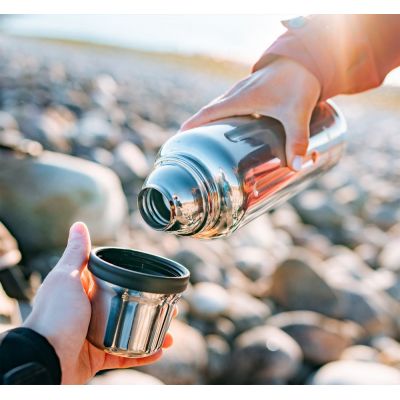 Термос Flask 1000, вакуумный, стальной зеркальный-6