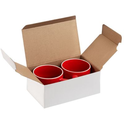 Коробка Couple Cup под 2 кружки, малая, белая-3