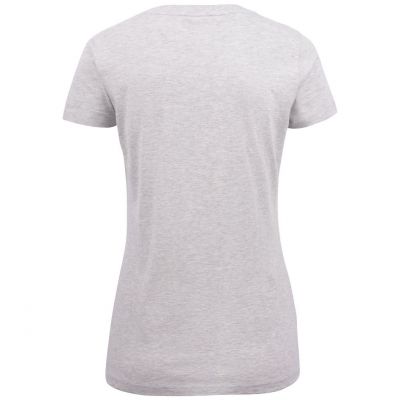 Футболка женская Ladies American U, светлый меланж-1