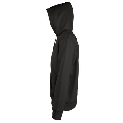 Толстовка мужская на молнии с капюшоном Seven Men, черная-1