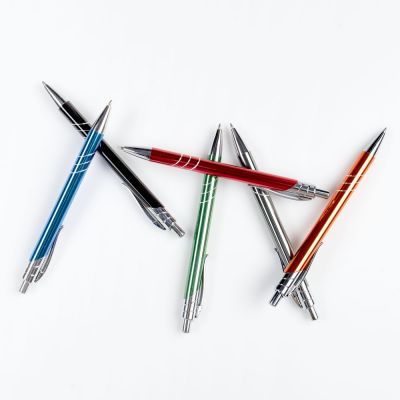 Ручка шариковая Undertone Metallic, серая-5