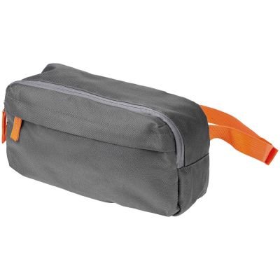 Поясная сумка Sensa, серая с оранжевым-1