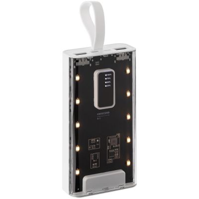 Аккумулятор Trellis Flat 10000 мАч, белый-0