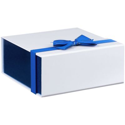 Коробка складная Gallant, M, белая с синим-1