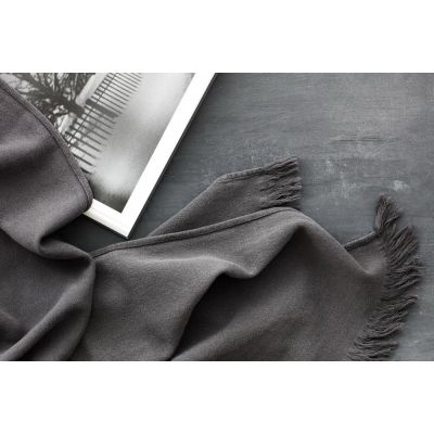 Плед Stone, темно-серый-1