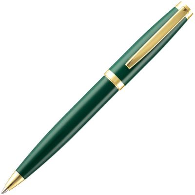 Ручка шариковая Letra Gold, глянцевая, темно-зеленая-0