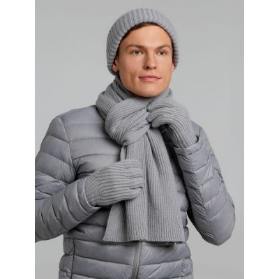 Перчатки Bernard, светло-серые-5