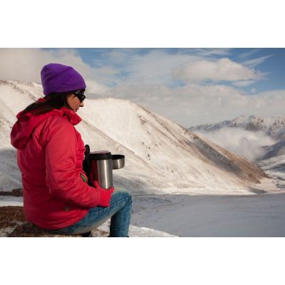 Термос для еды с контейнерами «Арктика 1500», стальной-6