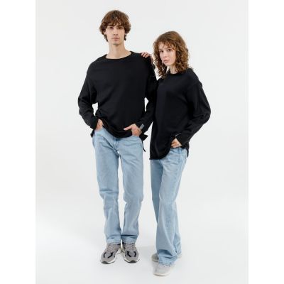 Лонгслив унисекс Siluetti Fuori, черный-9