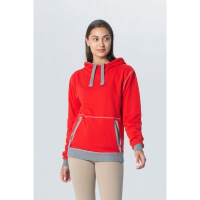 Двусторонняя толстовка Revers, серая с красным-9