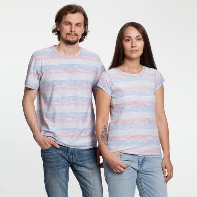 Футболка мужская Rayet двусторонняя, красная с синим-8