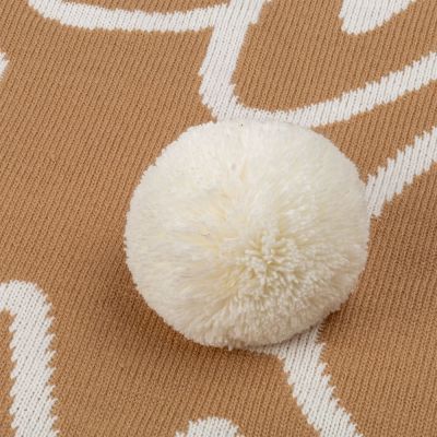 Детский плед Tender. Rabbit, песочный с белым-4