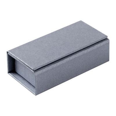 Коробочка под флешку Cocktail, темно-серебристая-0