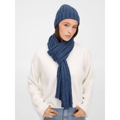 Шарф Metelitsa, синий меланж (джинс)-6