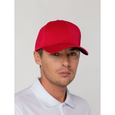 Бейсболка Harris, красная-5