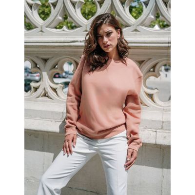 Свитшот унисекс Delta, оранжевый-4