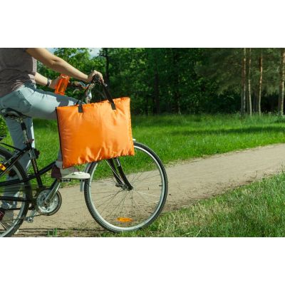 Пляжная сумка-трансформер Camper Bag, оранжевая-7