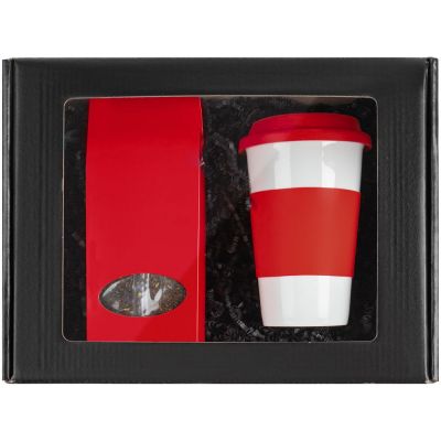 Набор «Чайная пауза», красный-1