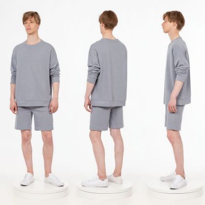 Свитшот унисекс S2, серый-4