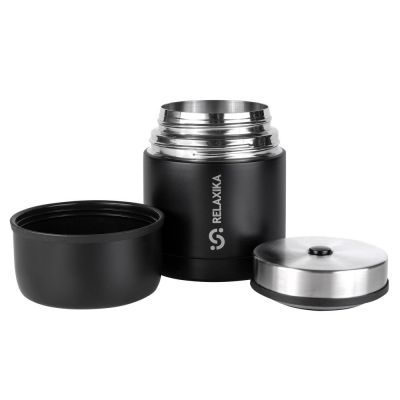 Термос для еды Relaxika 500, черный-4