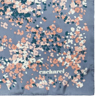 Платок Etincelle Silk, серо-голубой-1