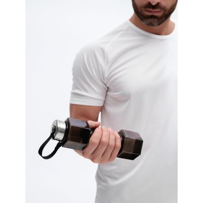 Бутылка для воды Hantelis, черная-5