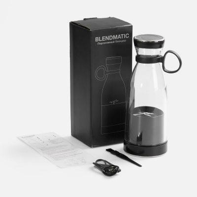 Портативный блендер BlendMatic, черный-6