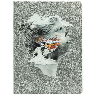 Блокнот «Подруга Питер», серебристый-1