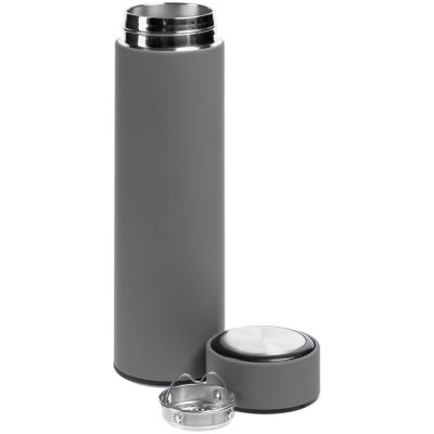 Термос с ситечком Percola, серый-1