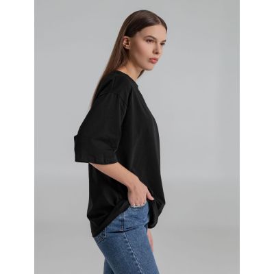 Футболка оверсайз Slope, черная-4