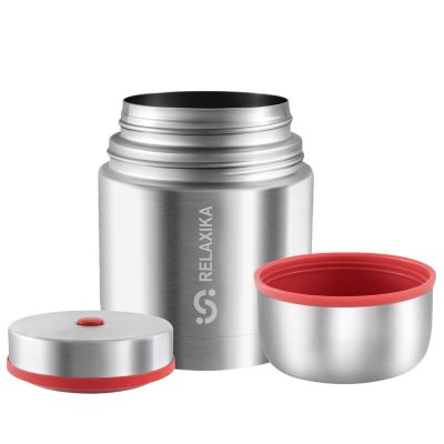 Термос для еды Relaxika 500, стальной-3