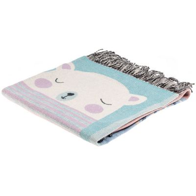 Плед детский Zoo, голубой-0