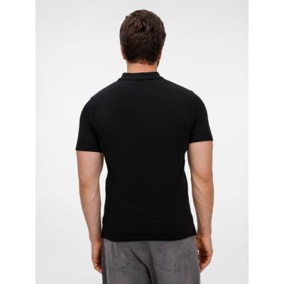 Рубашка поло унисекс Tervise, черная-6