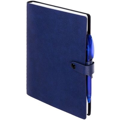 Ежедневник Strep Front на заказ, недатированный, синий-4