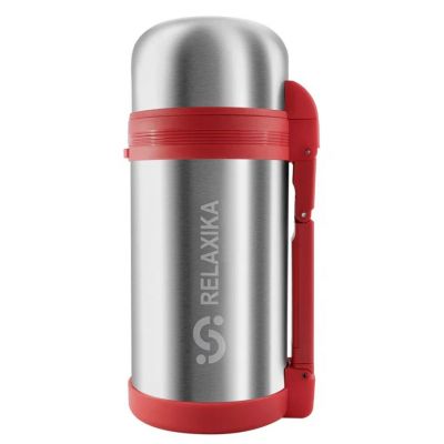 Термос для еды и напитков Relaxika 1200, стальной-0
