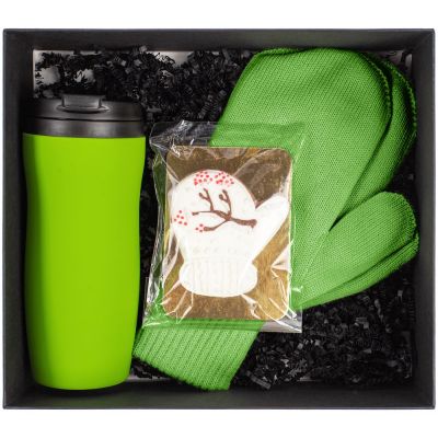 Набор «Зима в ладошке», черный с зеленым-1