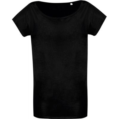 Футболка женская Marylin, черная-0