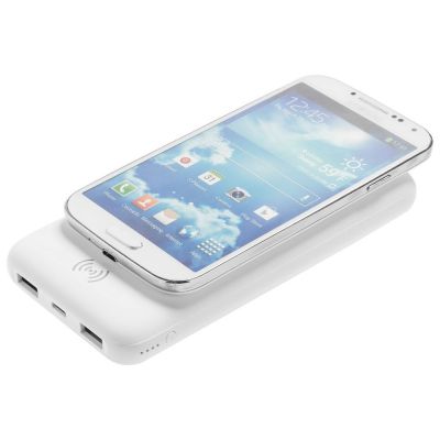 Аккумулятор Quick Charge Wireless 10000 мАч, белый-6