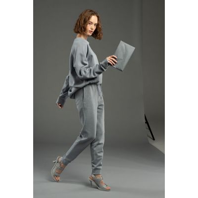 Поясная сумка W2, серая-2