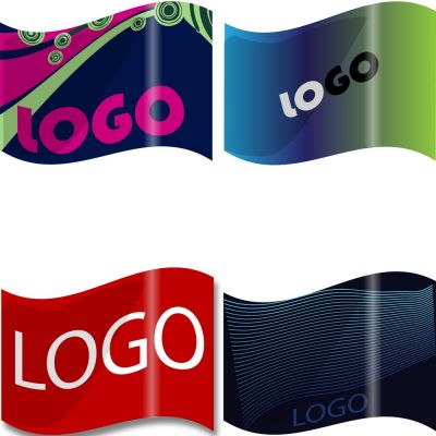 Флаг с печатью Drape на заказ, большой-0