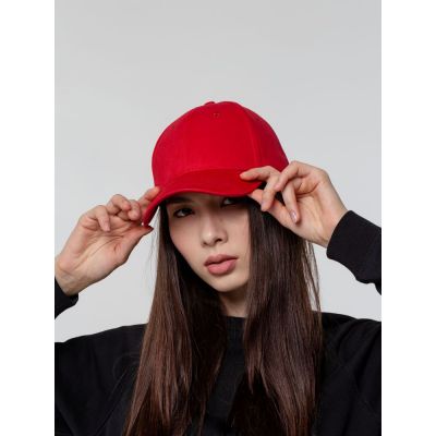 Бейсболка Hillside, красная-4